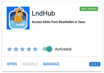 LndHub Extension